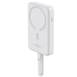پاوربانک بیسیم 30 وات باسئوس مدل Magnetic Mini ظرفیت 10000 میلی آمپر ساعت