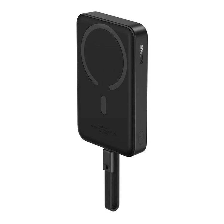 پاوربانک بیسیم 30 وات باسئوس مدل Magnetic Mini ظرفیت 10000 میلی آمپر ساعت