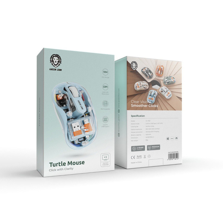 ماوس بی سیم گرین لاین مدل Turtle