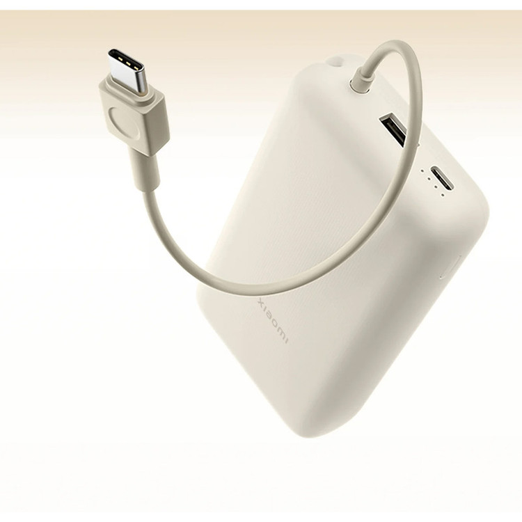 پاوربانک 33 وات شیائومی مدل Integrated Cable ظرفیت 20000 میلی آمپر ساعت - گلوبال