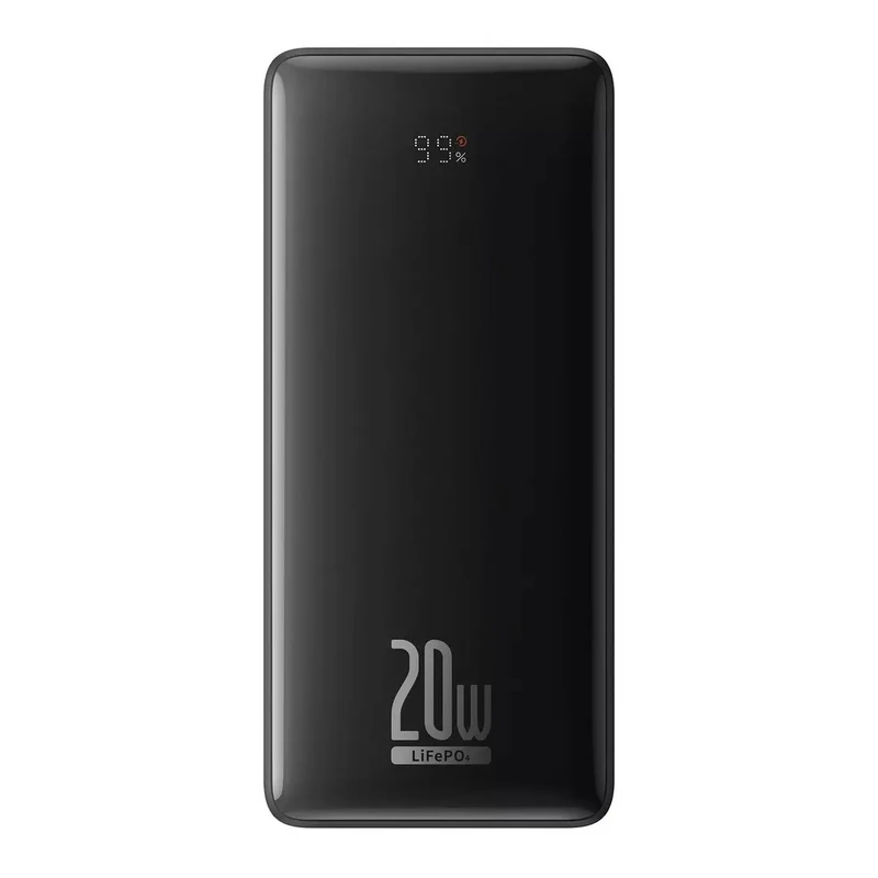 پاوربانک 20 وات باسئوس مدل LiFePO4 ظرفیت 18400 میلی آمپر ساعت به همراه کابل USB-C به USB-A