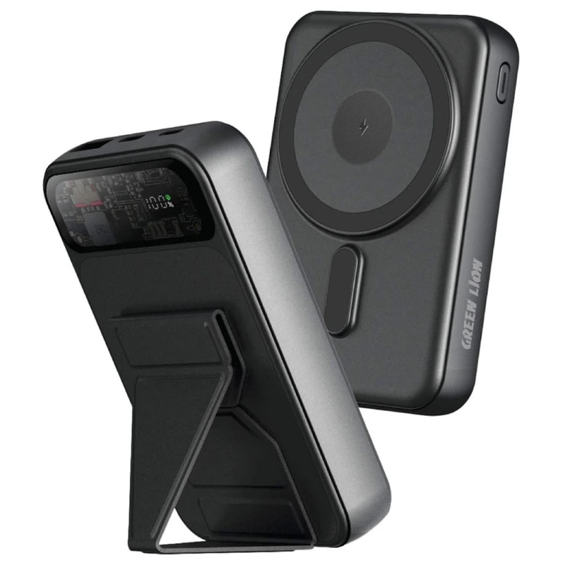 پاوربانک گرین لاین مدل Prague ظرفیت 10000 میلی‌آمپر ساعت